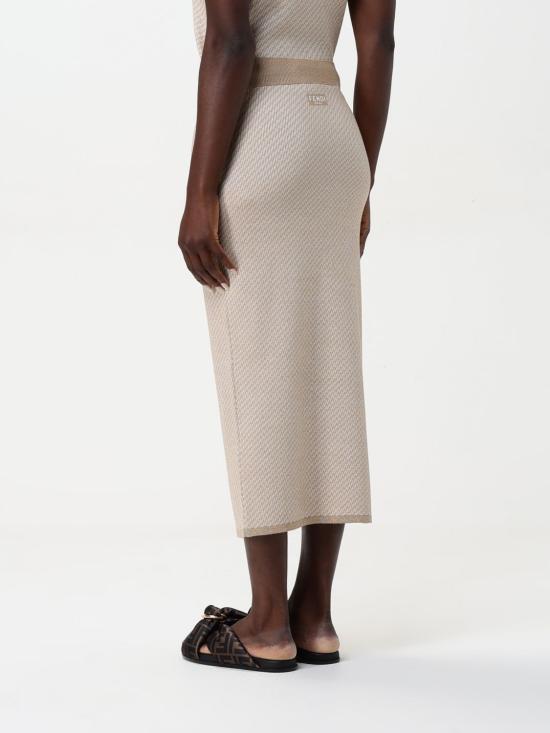 25SS 펜디 스커트 FZQ769ATPY F1RX9 Beige - FENDI