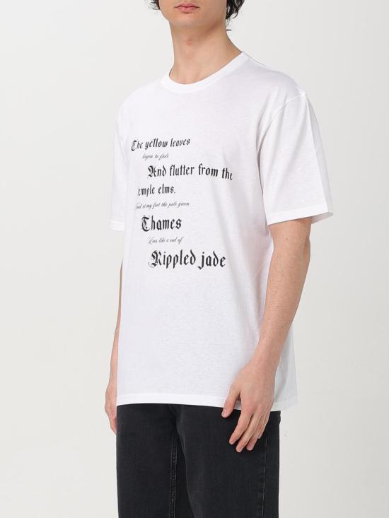 25FW 알렉산더 맥퀸 반팔 티셔츠 815069QTAC7 0909 White - ALEXANDER MCQUEEN