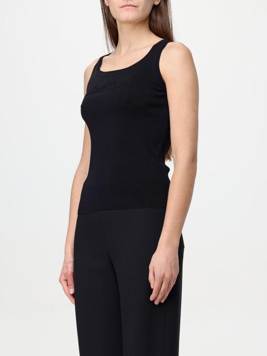 25FW 막스마라 민소매 티셔츠 2511361049600 004 Black - MAX MARA