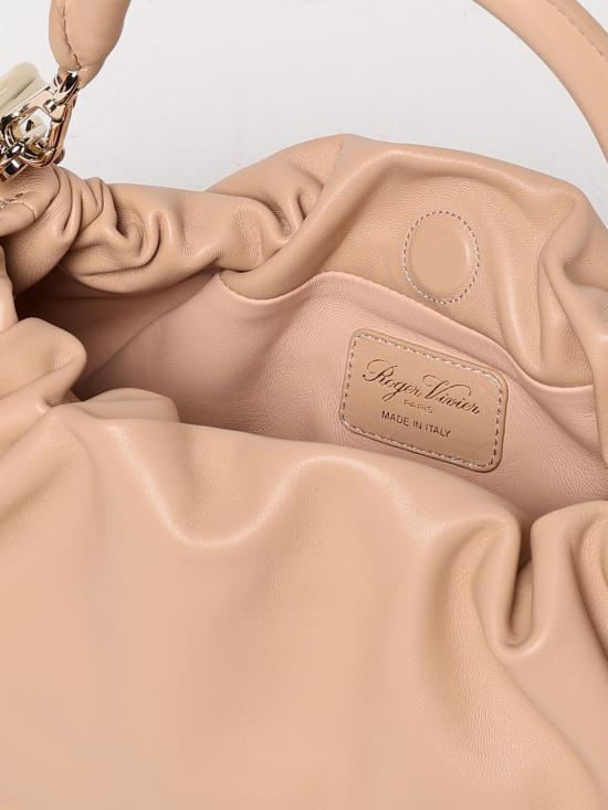 25SS 로저비비에 비브 초크 로얄 미디엄 핸드백 RBWAOGS0300YDR C209 Beige - ROGER VIVIER