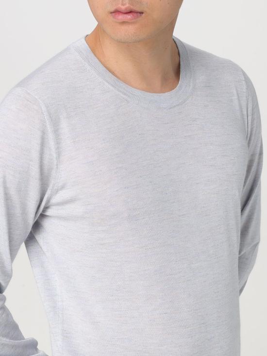 25FW 브루넬로 쿠치넬리 스웨터 MSY00100 C2386 Gnawed Blue - BRUNELLO CUCINELLI