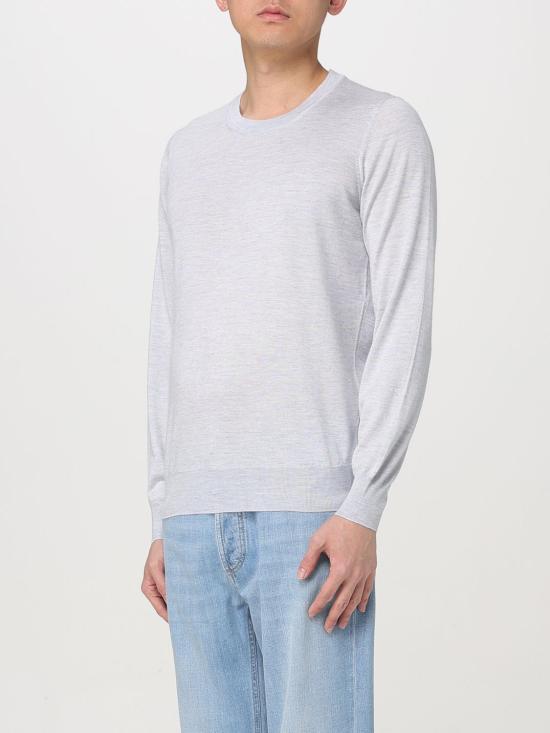 25FW 브루넬로 쿠치넬리 스웨터 MSY00100 C2386 Gnawed Blue - BRUNELLO CUCINELLI