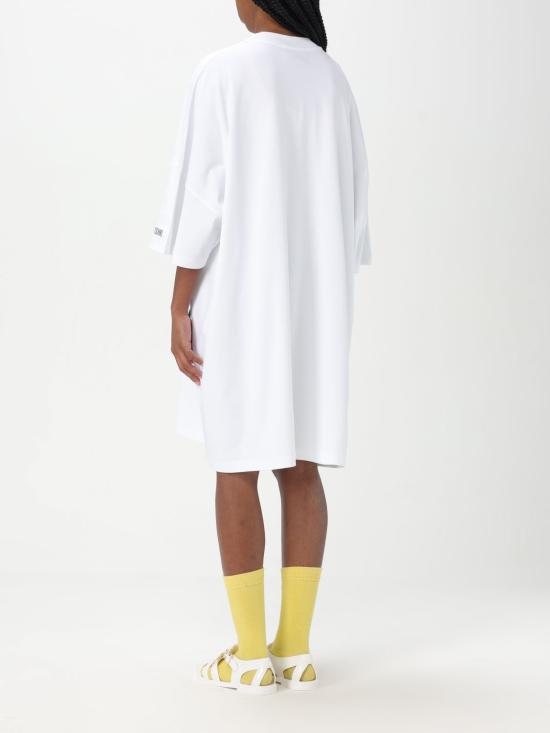 25SS 모스키노 롱 원피스 04340442 1001 White - MOSCHINO