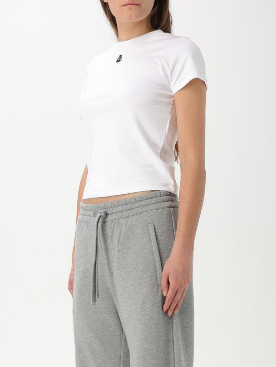 25FW 알렉산더 맥퀸 반팔 티셔츠 819193QLAEH 9000 White - ALEXANDER MCQUEEN