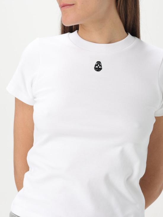 25FW 알렉산더 맥퀸 반팔 티셔츠 819193QLAEH 9000 White - ALEXANDER MCQUEEN