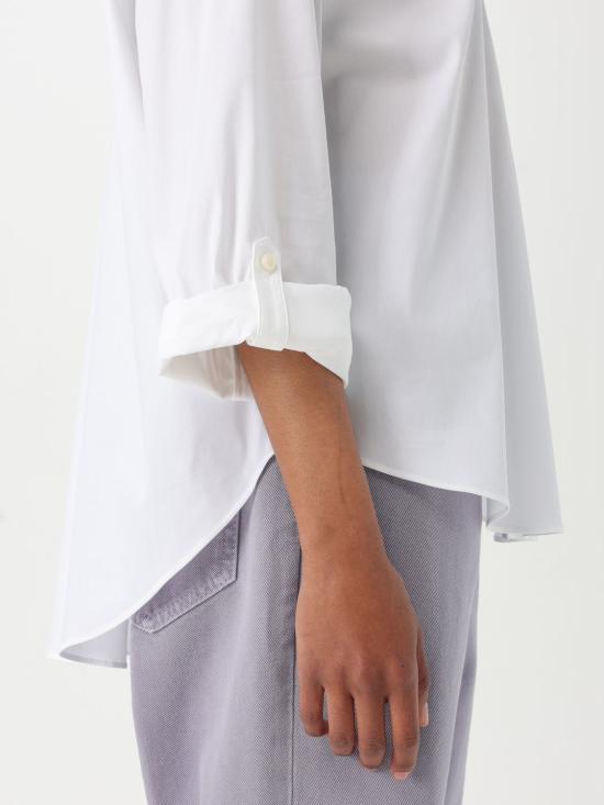 25FW 브루넬로 쿠치넬리 코튼 포플린 셔츠 M0091MA636 C159 White - BRUNELLO CUCINELLI