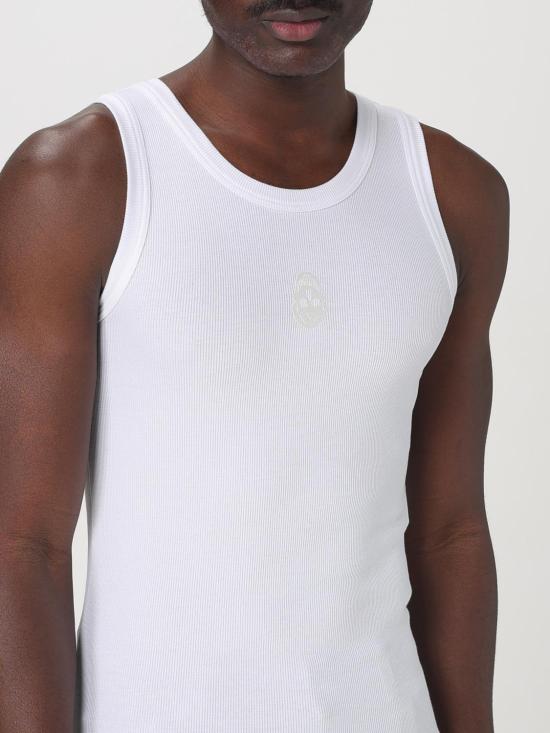 25FW 알렉산더 맥퀸 민소매 티셔츠 815098QXAA9 9000 White - ALEXANDER MCQUEEN