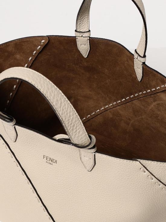 25SS 펜디 토트백 7VA656AU4D F1RYU Yellow Cream - FENDI