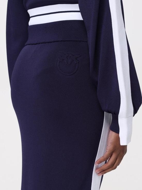 25FW 핑코 미디 스커트 104740A2FQ EZ1 Blue - PINKO