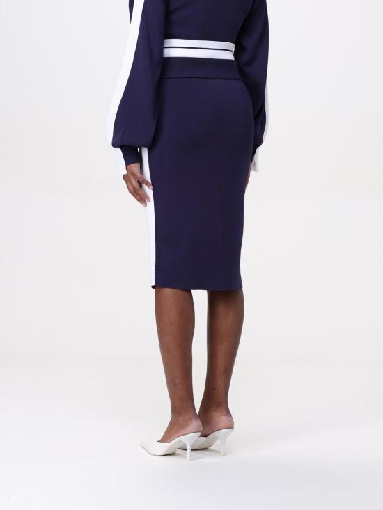 25FW 핑코 미디 스커트 104740A2FQ EZ1 Blue - PINKO