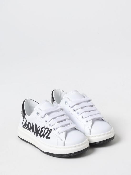 25FW [키즈] 디스퀘어드2 스니커즈 80228 02 White - DSQUARED2