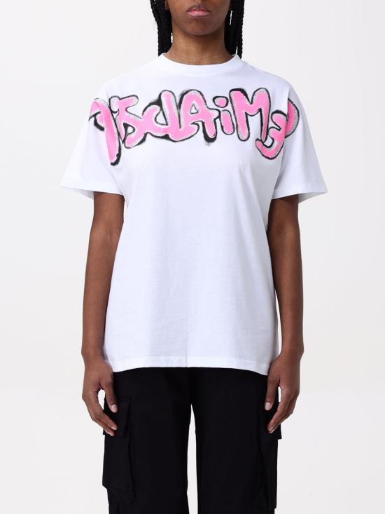 25FW 디스클레이머 반팔 티셔츠 DS54918 BIANCO White