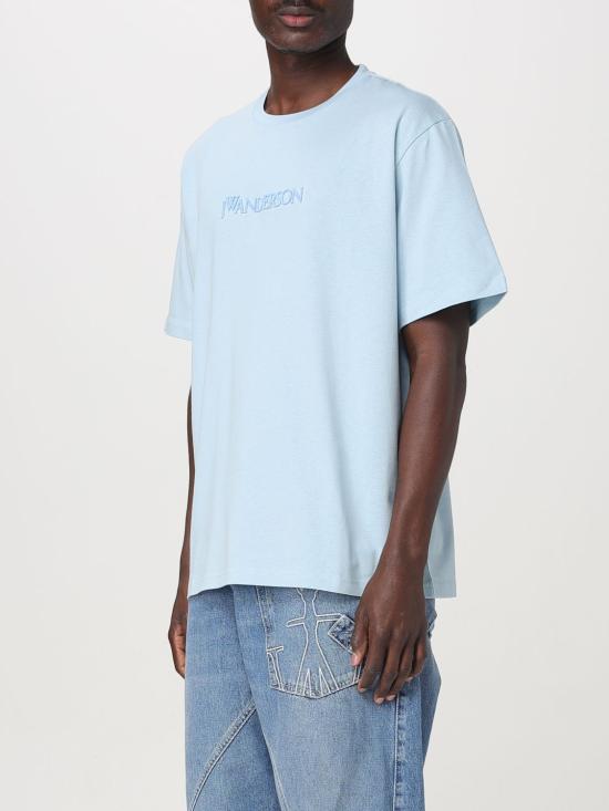 25FW JW앤더슨 반팔 티셔츠 JT0258PG1510 806 Blue - JW ANDERSON