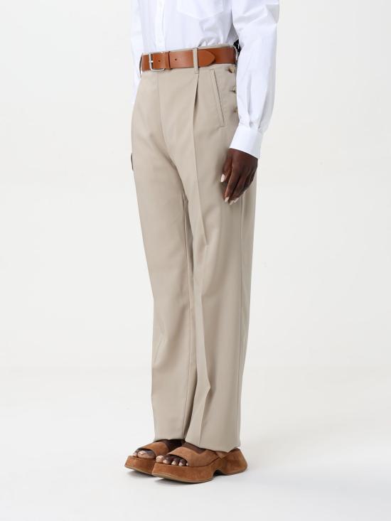 25FW 모스키노 스트레이트 팬츠 03010517 0020 Beige - MOSCHINO