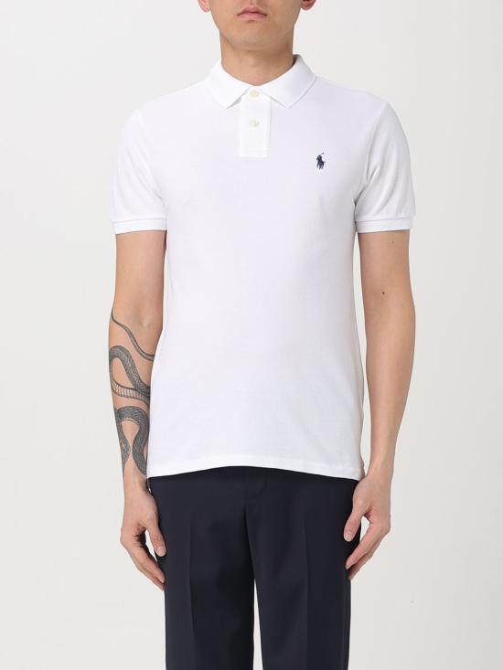 25FW 폴로 랄프로렌 폴로 티셔츠 710548797 001 White