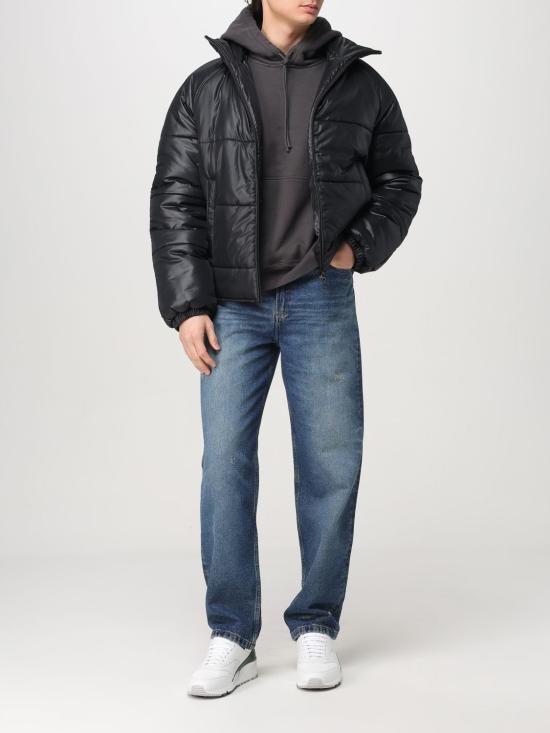 25FW 생로랑 숏패딩 818704Y989L 1001 Black - SAINT LAURENT