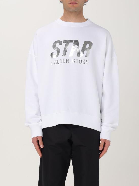 25FW 골든구스 긴팔 티셔츠 GUP01992P00180210100 White