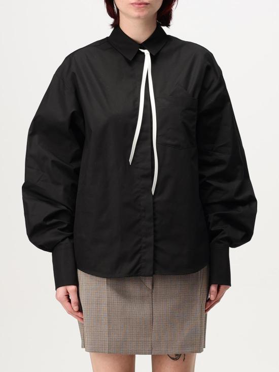 24FW 스포트막스 블라우스 2422116023600 003 Black