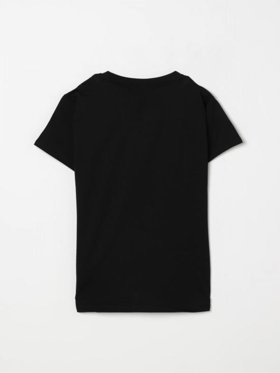 25FW [키즈] 발망 티셔츠 BW8A21Z0116 930OR Black - BALMAIN