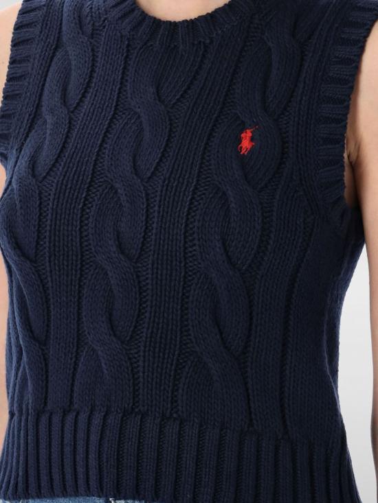 25FW 폴로 랄프로렌 베스트 211959295 002 Blue - POLO RALPH LAUREN