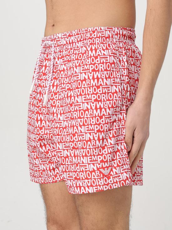 25SS 엠포리오 아르마니 스윔팬츠 EM000583 AF12343 F5006 Red - EMPORIO ARMANI