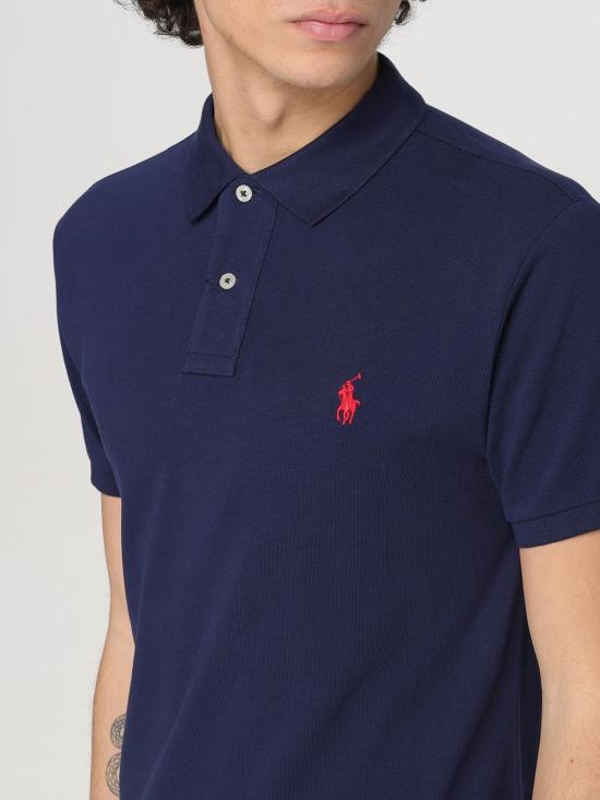 25FW 폴로 랄프로렌 폴로 티셔츠 710795080 007 Blue - POLO RALPH LAUREN