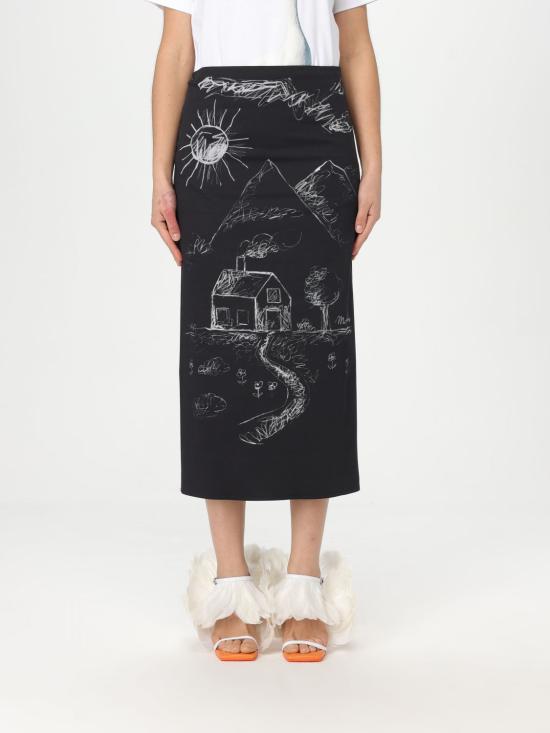 25SS 모스키노 스커트 01310454 2555 Black