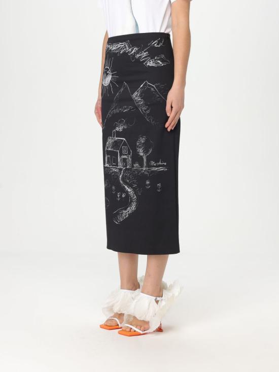 25SS 모스키노 스커트 01310454 2555 Black - MOSCHINO