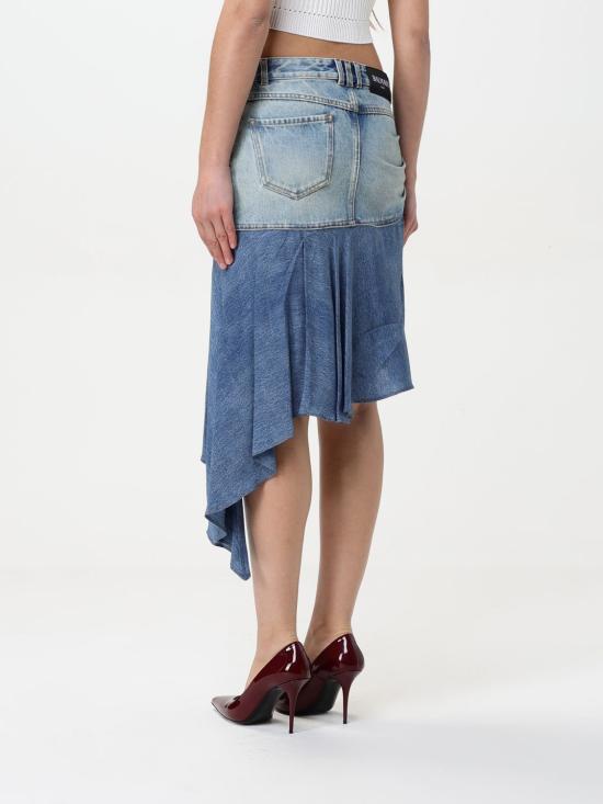 25SS 발망 스커트 EF1LBA55DF24 6FF Blue - BALMAIN