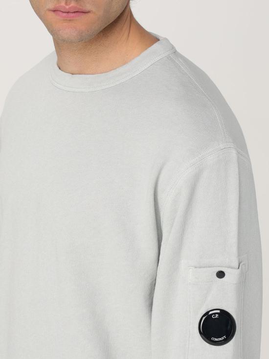 25FW 씨피 컴퍼니 긴팔 티셔츠 18CMSS266A110337O 800 Grey - C.P. COMPANY