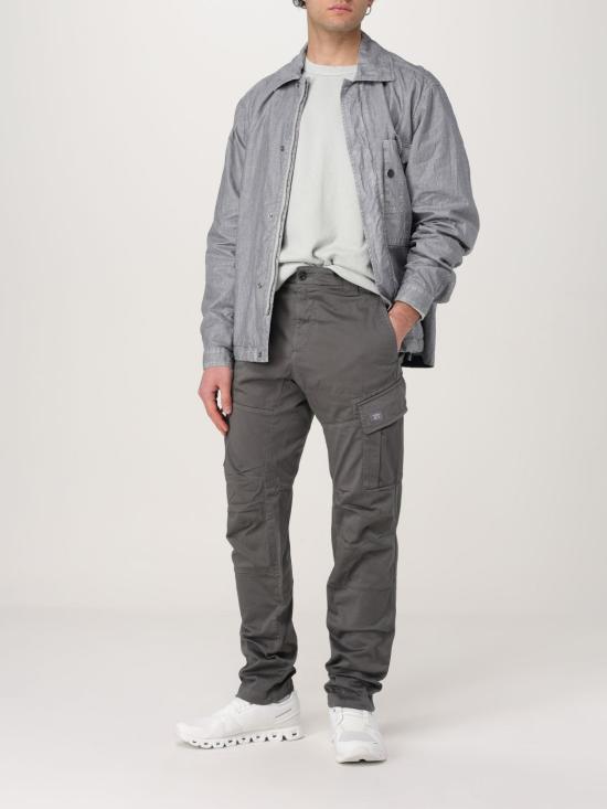 25FW 씨피 컴퍼니 긴팔 티셔츠 18CMSS266A110337O 800 Grey - C.P. COMPANY