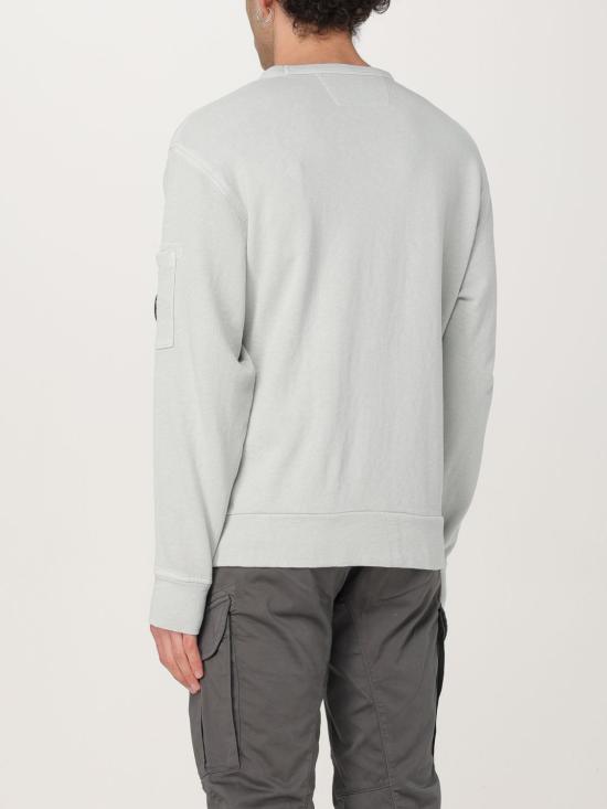 25FW 씨피 컴퍼니 긴팔 티셔츠 18CMSS266A110337O 800 Grey - C.P. COMPANY