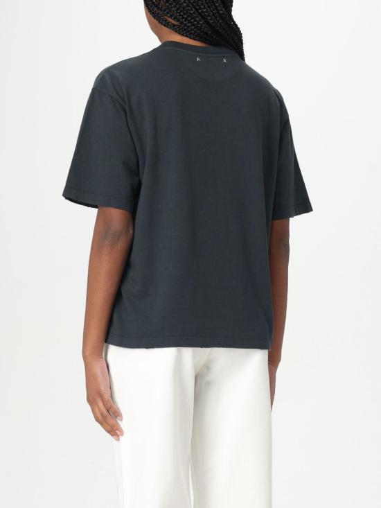 25FW 골든구스 반팔 티셔츠 GWP01874P00189790456 Black - GOLDEN GOOSE