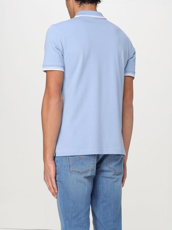 25FW 페이 폴로 티셔츠 NPMB250140STDW U602 Gnawed Blue - FAY