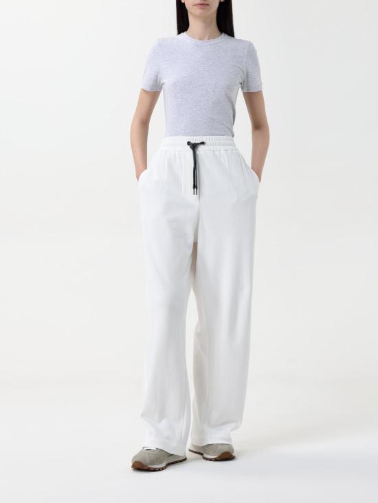 25SS 브루넬로 쿠치넬리 팬츠 MG927VD199 C7220 White - BRUNELLO CUCINELLI