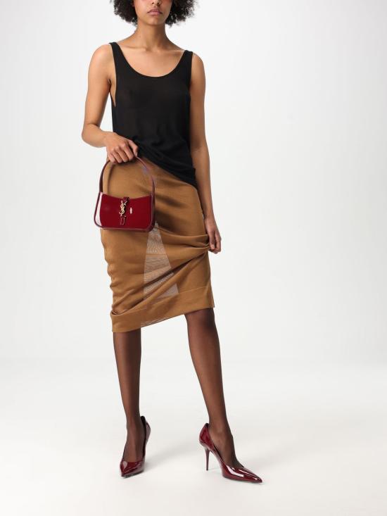 25SS 생로랑 스커트 811119 Y75YK 2520 Beige - SAINT LAURENT