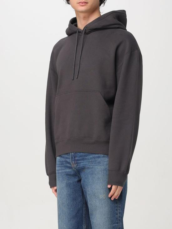 25FW 생로랑 그리 폰세 후드 818538Y36SW 1467 Grey - SAINT LAURENT