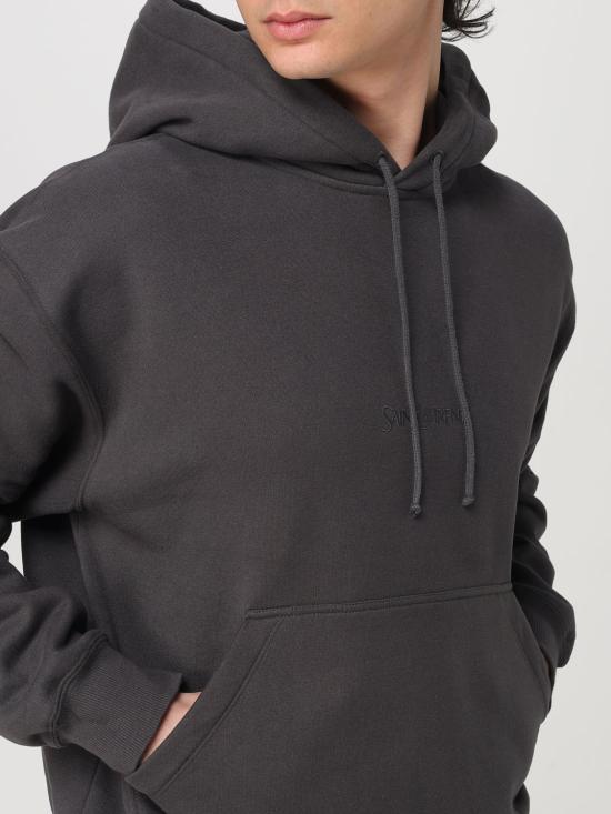 25FW 생로랑 그리 폰세 후드 818538Y36SW 1467 Grey - SAINT LAURENT