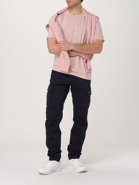 25FW 씨피 컴퍼니 반팔 티셔츠 18CMTS085A005431R 520 Pink - C.P. COMPANY