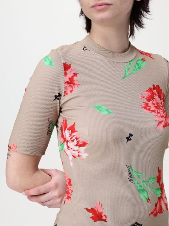 25FW 모스키노 숏 원피스 04300545 1081 Beige - MOSCHINO