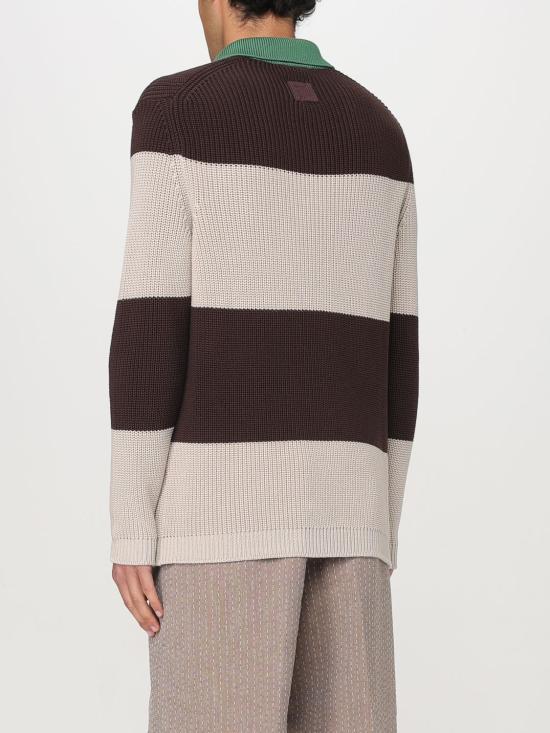 25SS 펜디 코튼 니트 폴로 셔츠 FZC358AU7S F1RWU Beige - FENDI