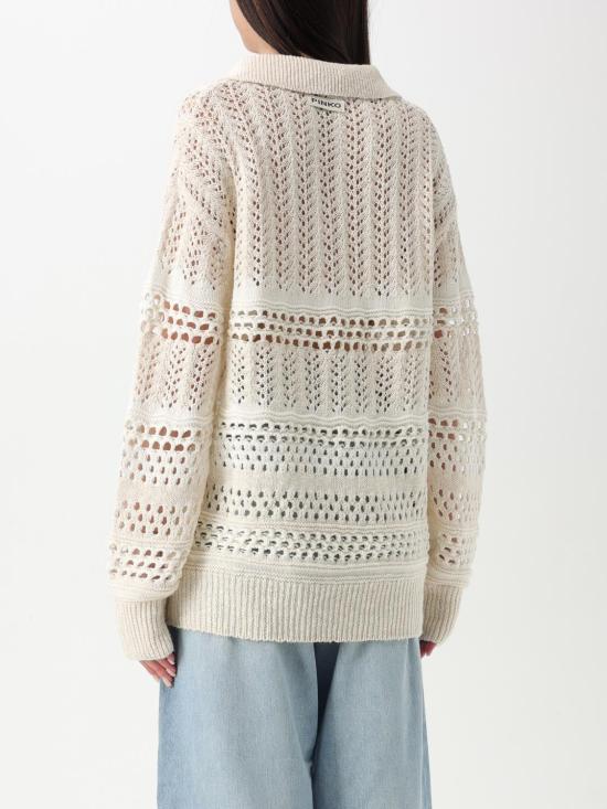 25FW 핑코 스웨터 104946A2FP ZB0 White - PINKO