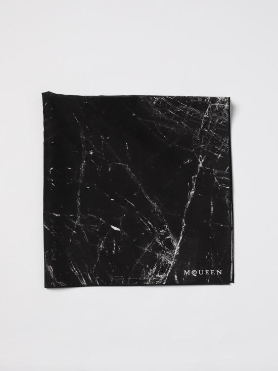 24FW 알렉산더 맥퀸 머플러/스카프 8085374105Q 1078 Black