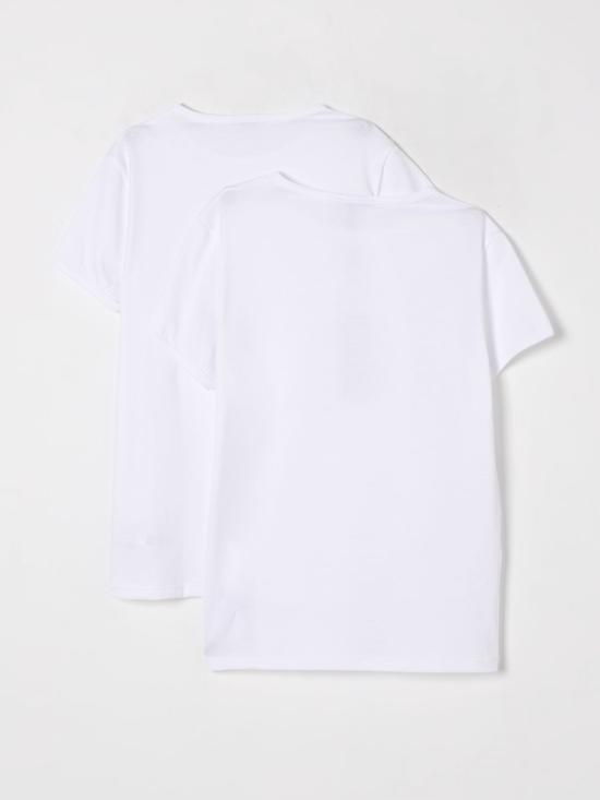 25FW [키즈] 돌체앤가바나 티셔츠 L4J703ON00H W0800 White - DOLCE & GABBANA