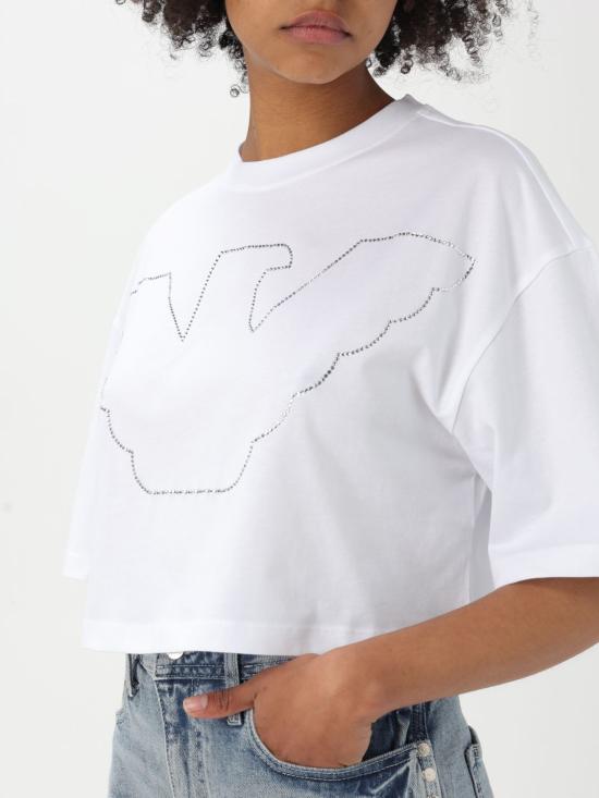 25SS 엠포리오 아르마니 반팔 티셔츠 EW000897AF12573 U0002 White - EMPORIO ARMANI