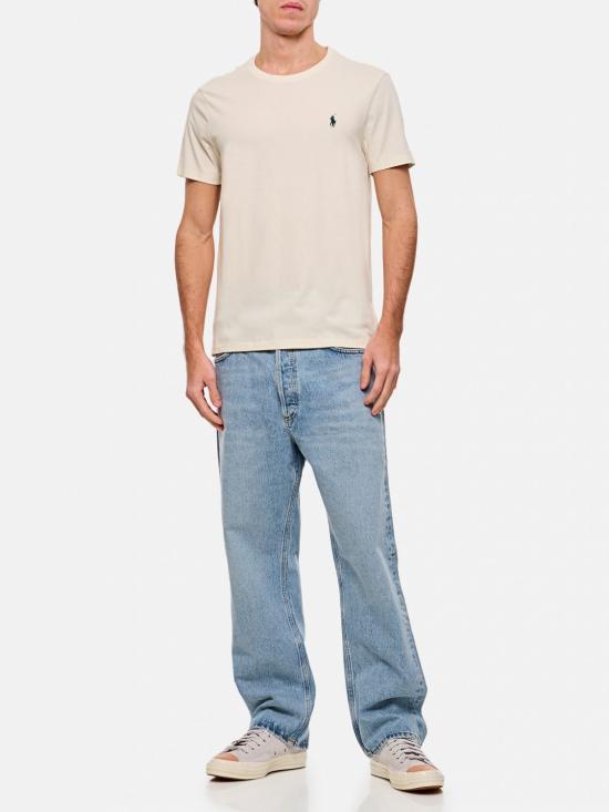 25FW 폴로 랄프로렌 반팔 티셔츠 710671438 421 White - POLO RALPH LAUREN