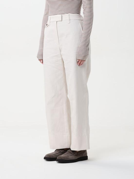 25SS 브루넬로 쿠치넬리 팬츠 ML145P8833 C9002 Yellow Cream - BRUNELLO CUCINELLI