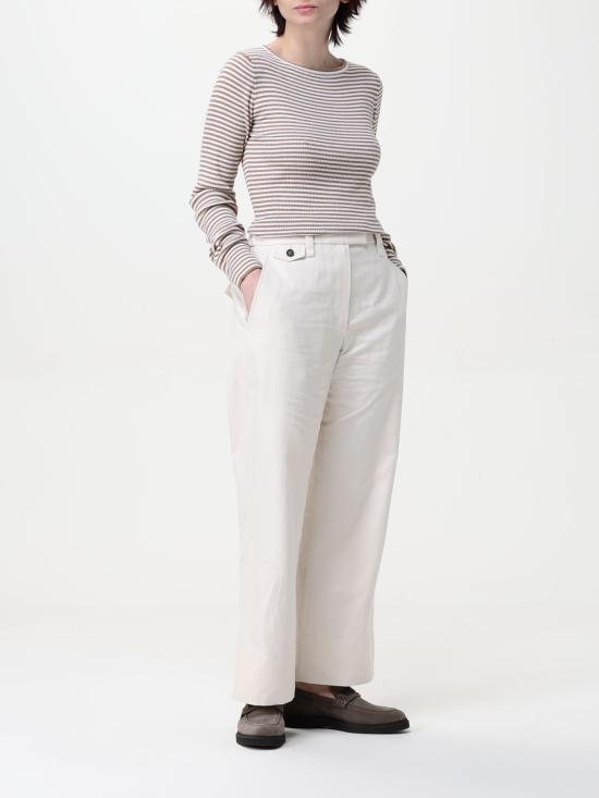 25SS 브루넬로 쿠치넬리 팬츠 ML145P8833 C9002 Yellow Cream - BRUNELLO CUCINELLI