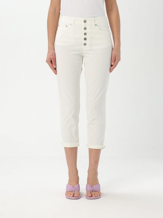 25FW 돈답 스트레이트 팬츠 DP268BGSE068DBM5 002 Yellow Cream