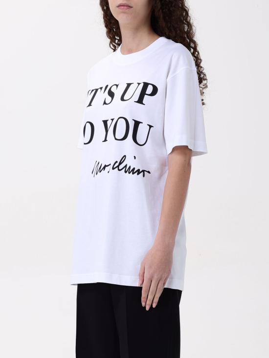 25SS 모스키노 반팔 티셔츠 07010441 1001 White - MOSCHINO